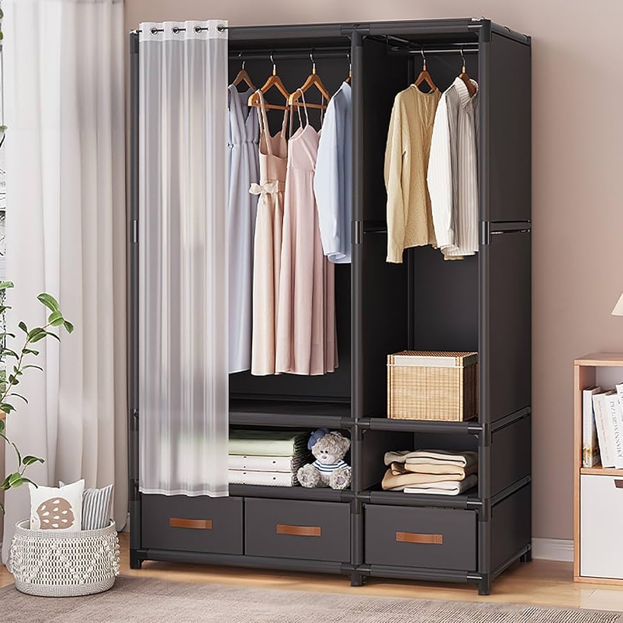 Amazon｜ワードローブ ワードローブクローゼット 洋服収納